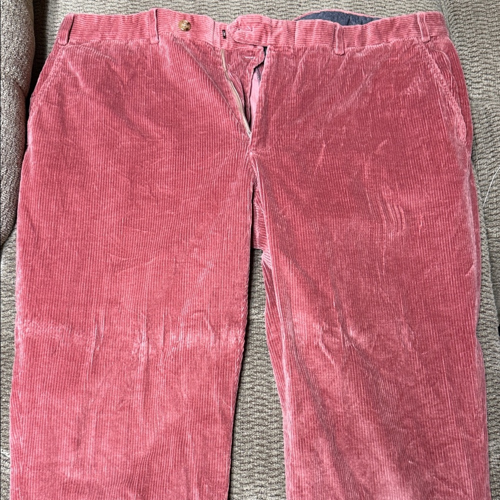 Todd Snyder Men's Pink Corduroy Trousers